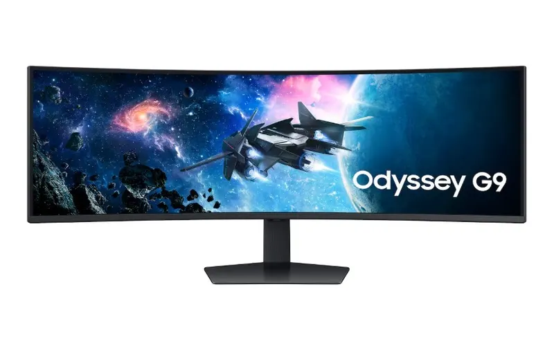 Samsung Monitor 49 cali Odyssey G9 G95C VA 5120x1440 DQHD 32:9 2xHDMI 1xDP 2xUSB 2.0 1ms 240Hz zakrzywiony 3Yd2d (LS49CG950EUXEN)
