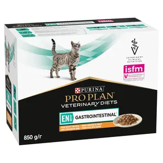 PURINA Pro Plan Veterinary Diets EN St/Ox Gastrointestinal - mokra karma dla kota - 10x85 g