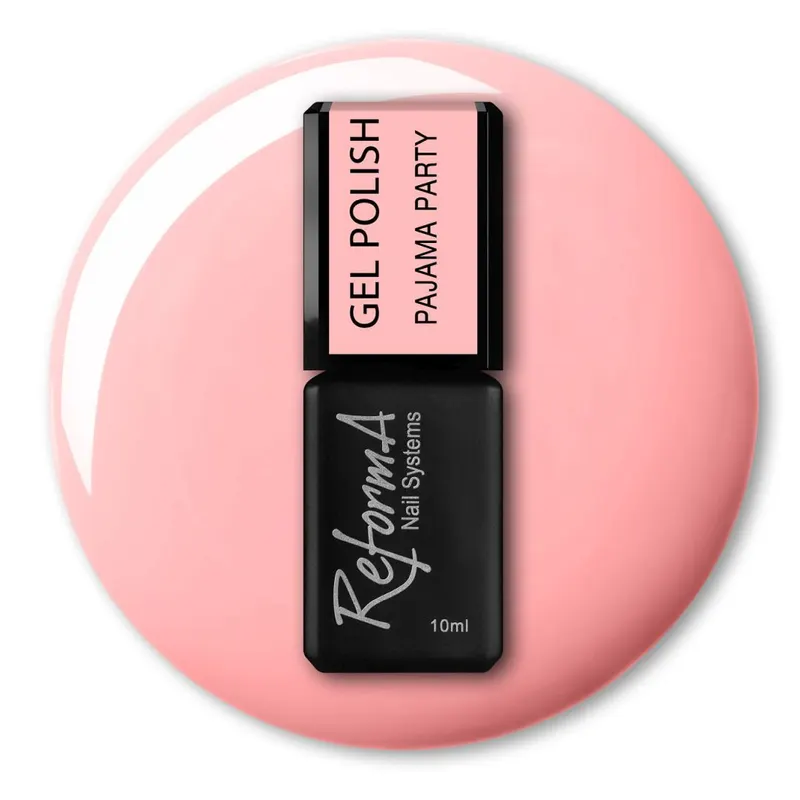 Mleczny, pomarańczowy, beżowy lakier hybrydowy - GP Pajama Party, 10 ml