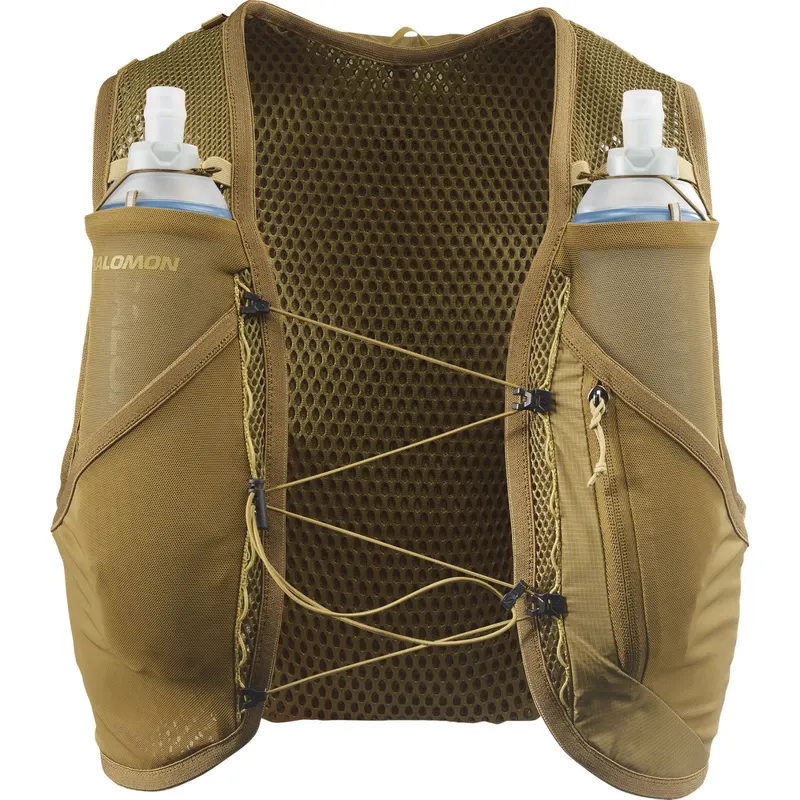 Salomon Active Skin 8, kamizelka biegowa, zielony