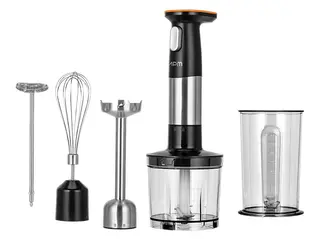 Blender ręczny MPM zestaw GoFree CMBL-01 Czarno-srebrny