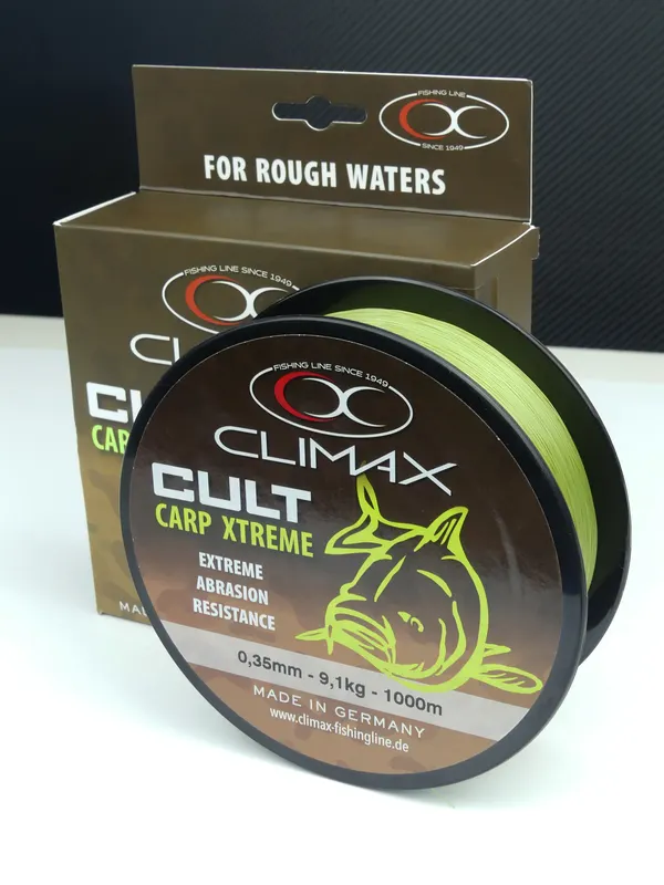 Climax CULT Extreme - żyłka wędkarska matowa oliwkowa 1000m 0.40mm