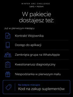 Zestaw na Winter Arc - Start
