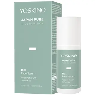 Yoskine Japan Pure Rice Infusion ryżowe serum nawilżająco-rozświetlające z fermentem ryżowym, beta-glukanem i peptydami 30 ml