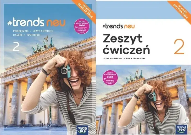 #TRENDS NEU 2 LO Język niemiecki Podręcznik + Ćwiczenia N. Era Ed. 2024