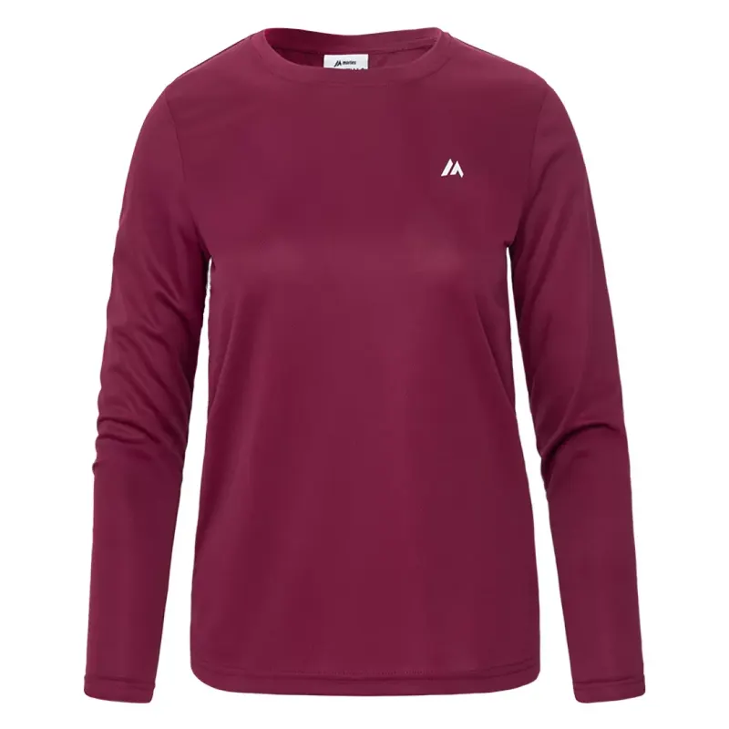 Koszulka z długim rękawem Martes Essentials Lady Lope LS - śliwka, Rozmiar L
