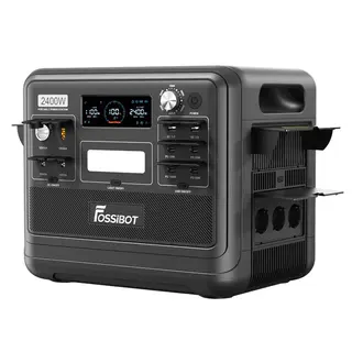 Przenośna elektrownia FOSSiBOT F2400 2048 Wh Czarna wtyczka UE
