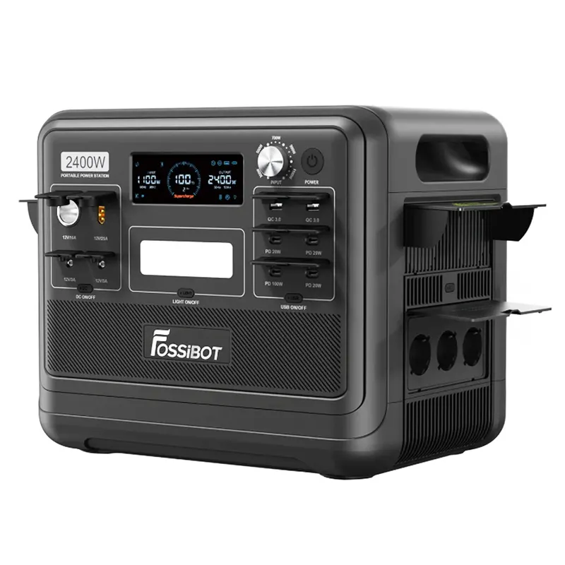 Przenośna elektrownia FOSSiBOT F2400 2048 Wh Czarna wtyczka UE
