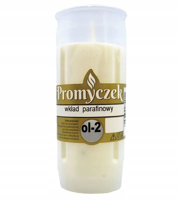 WKŁADY DO ZNICZY parafinowe 2 DNI 13 CM 1szt.