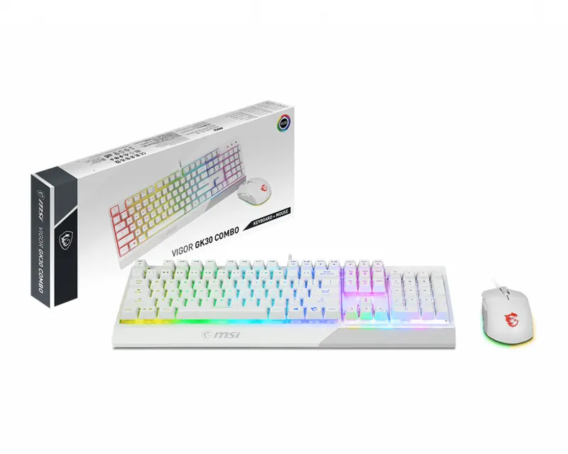 VIGOR GK30 COMBO WHITE US | Zestawy komputerowe
