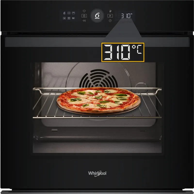 Piekarnik elektryczny z funkcją pary Whirlpool WOI4S8PM0SBA Steam+ Pizza 310°C AirFry
