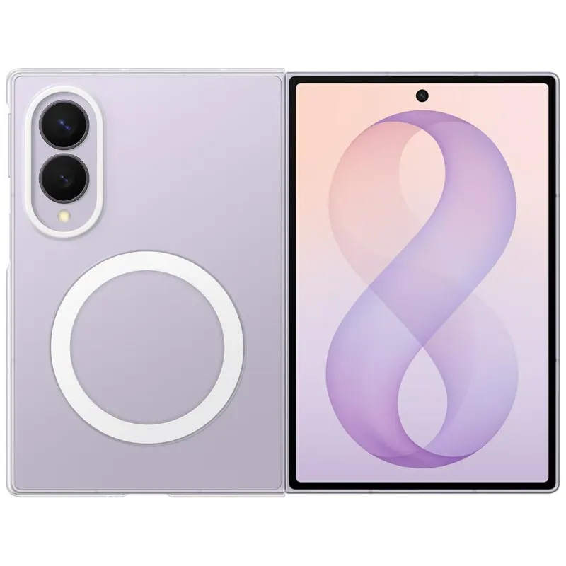 Etui Samsung Clear Magnet Galaxy Fold8 przezroczysty