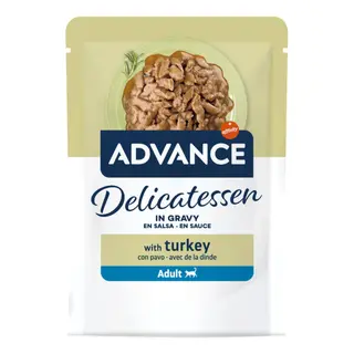 18 + 6 gratis! Affinity Advance Delicatessen w sosie, 24 x 85 g - Indyk