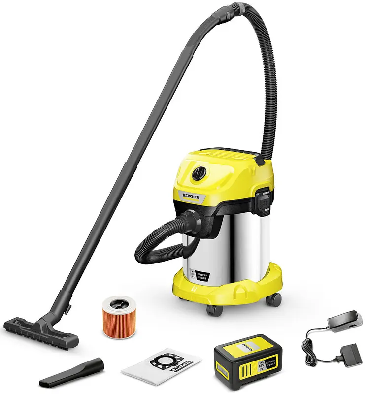 Odkurzacz uniwersalny Karcher WD 3-18 S V-17/20 1.628-576.0