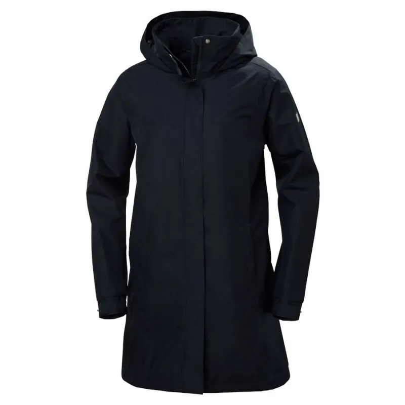 Helly Hansen Aden Long, płaszcz przeciwdeszczowy, damski, granatowy