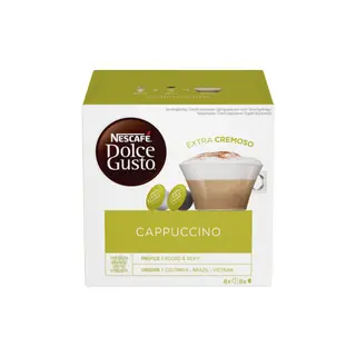 Kawa w kapsułkach NESCAFÉ® Dolce Gusto® Cappuccino, 8+8 szt.