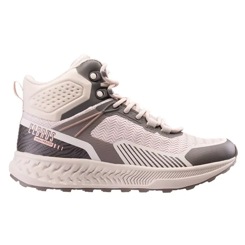 Buty trekkingowe damskie Elbrus Eline Mid WP Wo's - beżowe, Rozmiar buta 41