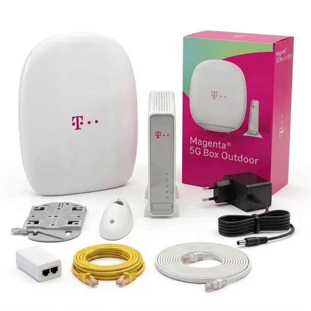 Router z anteną zewnętrzną 5G na kartę SIM T-Mobile Home Office Box Wi-Fi 6