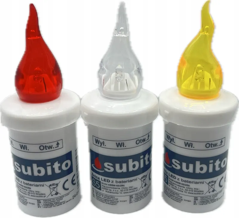 Wkład LED do zniczy Subito 11 cm