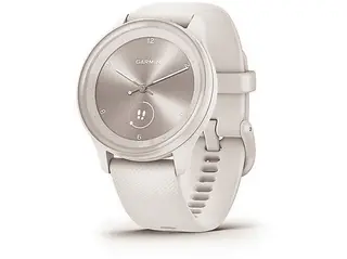PRODUKT PO EKSPOZYCJI - Zegarek sportowy GARMIN Vívomove Sport Jasnokremowa koperta i silikonowy pasek z brzoskwiniowozłotymi akcentami 010-02566-01