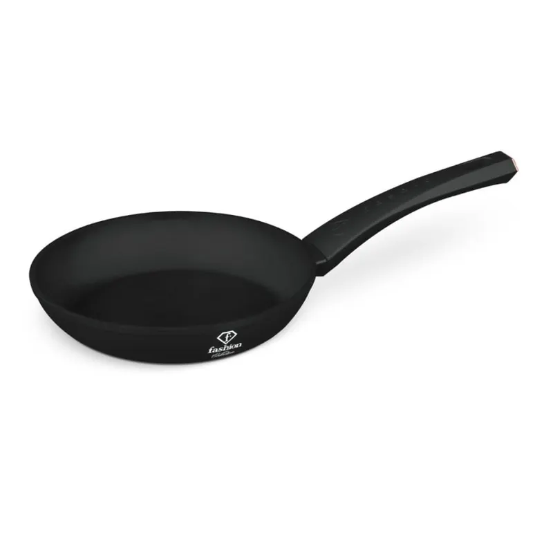 Patelnia z powłoką tytanową 20cm Fashion TV FTV-0020 Matte Black- Rose Gold