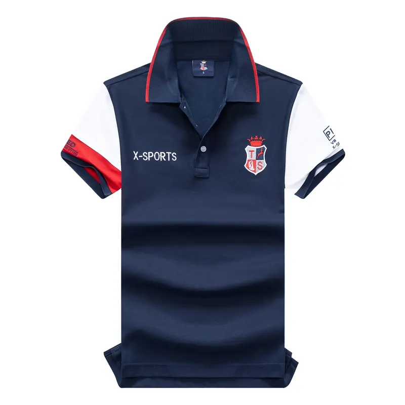 New Arrivals Men's Polos Shirts Short Sleeve Casual Sports Collar T-Shirts Male Clothing for Sports Oversized US SIZE 7XL