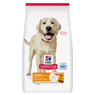 Hill's Science Plan Adult Light Large Breed, z kurczakiem - 14 kg