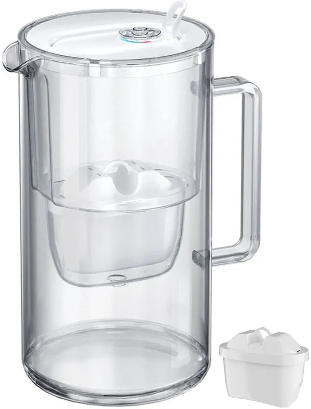 Dzbanek filtrujący Aquaphor Glass Biały + wkład Maxfor+ Mg