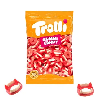 Trolli żelki Szczęki Zęby Vampire Dracula Halloween 1000g