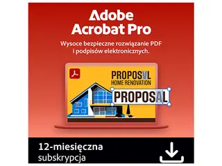 Kod aktywacyjny ADOBE Program Acrobat Pro 12 miesięcy