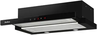Okap teleskopowy Amica OTP6641BG 389m3/h Timer 59,8cm Czarne szkło