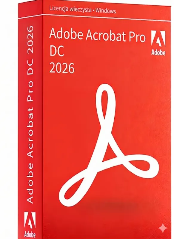 Adobe Acrobat Pro 2026 – Windows – licencja wieczysta ESD 1 PC