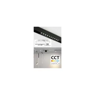 OPRAWA MAGNETYCZNA 3000K 19.5cm CZARNA 10122