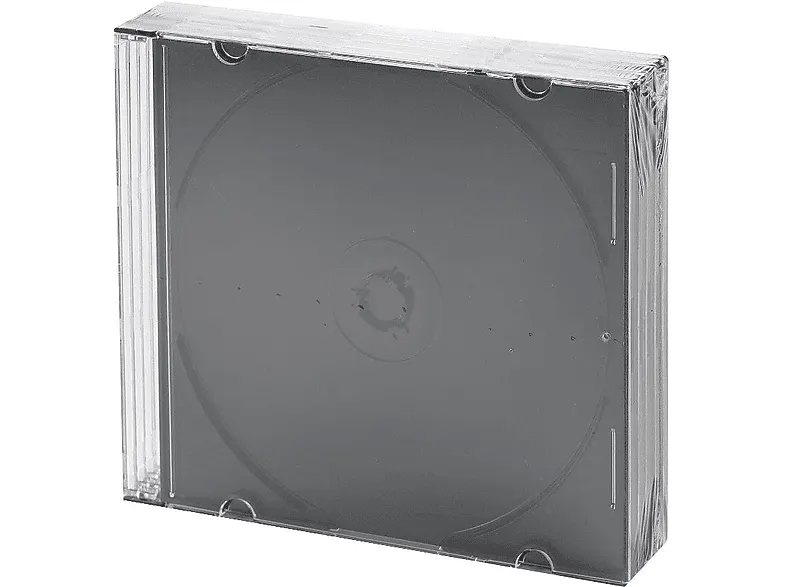 Pudełko na płyty CD/DVD HEITECH 5 szt. Slim Czarny