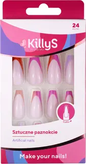 KillyS Sztuczne Paznokcie Coffin French