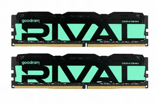 GOODRAM Pamięć do PC DDR4 Rival Radiant 32GB (2*16)/3200 CL16 zielona