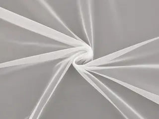 Woal gładki szerokość 290 cm 1 m Off White