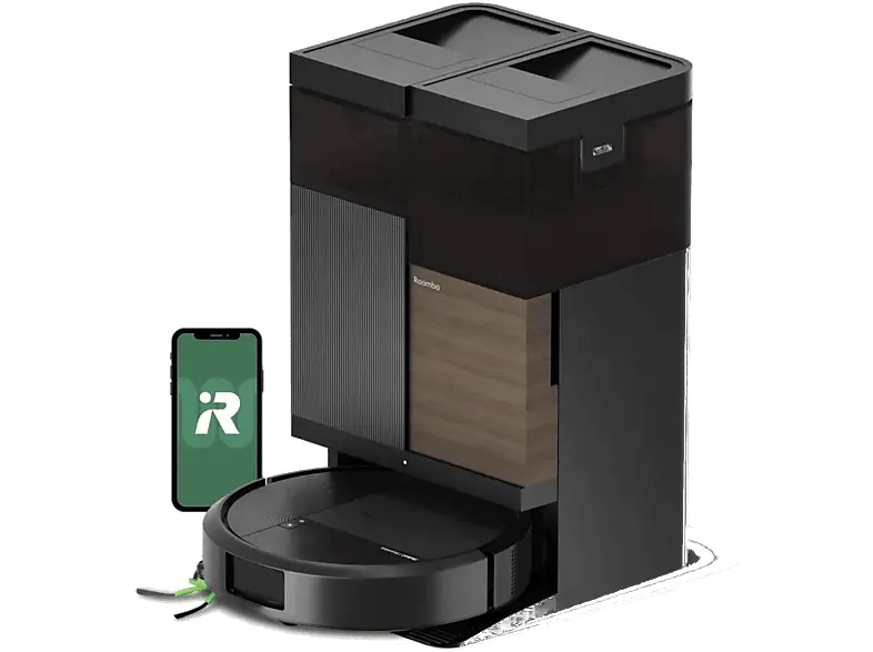 Robot odkurzająco-mopujący IROBOT ROOMBA PLUS 575 COMBO CZARNY (R285040) Czarny