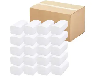Ręcznik papierowy ZZ biały celulozowy 200 szt. 4000 listków antybakteryjny