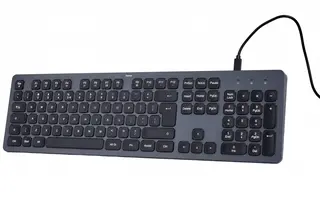 Hama Klawiatura CK-400 przewodowa Czarno-szara