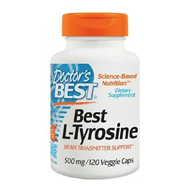 Aminokwasy Tyrozyna Doctor's Best Best L-Tyrosine 120vkaps