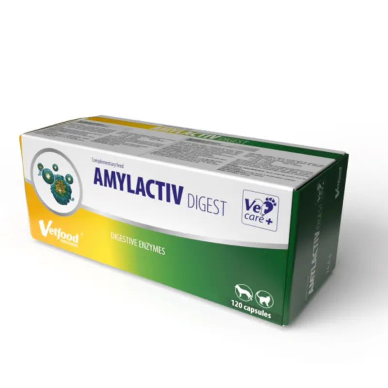 VETFOOD Amylactiv Digest - suplementy dla psa i kota - 120szt.