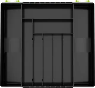 WKŁAD DO SZUFLADY 26-45CM REGULOWANY ORGANIZER KUCHENNY NA SZTUĆCE