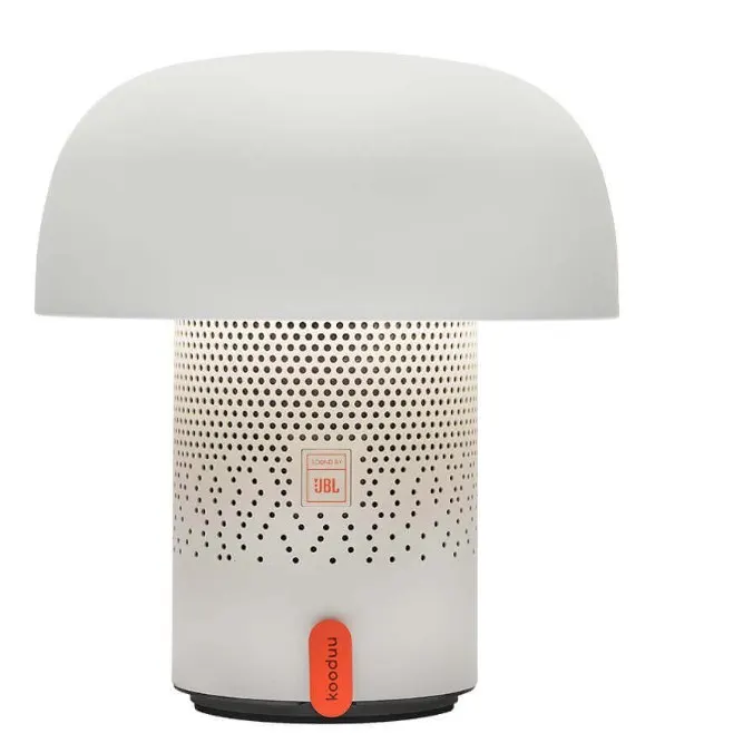 Kooduu Lampa przenośna z głośnikiem Sensa Play biała
