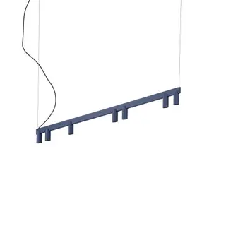 Lampa wisząca FOURTY LINE LED 8W + 7xGU10 granatowa 12293 Nowodvorski
