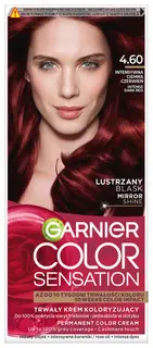 Garnier Color Sensation Trwały Krem Koloryzujący do Włosów 4.60 Intensywna Ciemna Czerwień