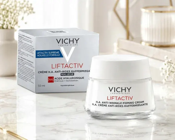VICHY Liftactiv Supreme Krem Przeciwzmarszczkowy Na Dzień 50 ml Skóra Sucha