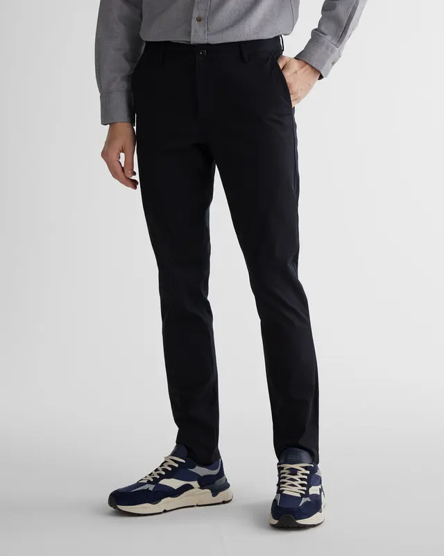 Gant Spodnie Męskie Regular Fit Czarne