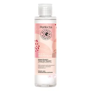Perfecta Me & My Healthy Glow nawilżający tonik do twarzy z kwasami AHA, mandarynką Satsuma, gliceryną i biotyną 200 ml