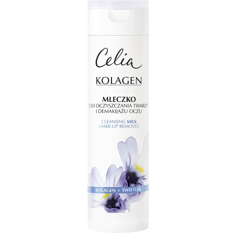 Celia Kolagen mleczko do oczyszczania twarzy i demakijażu oczu ze świetlikiem 200ml